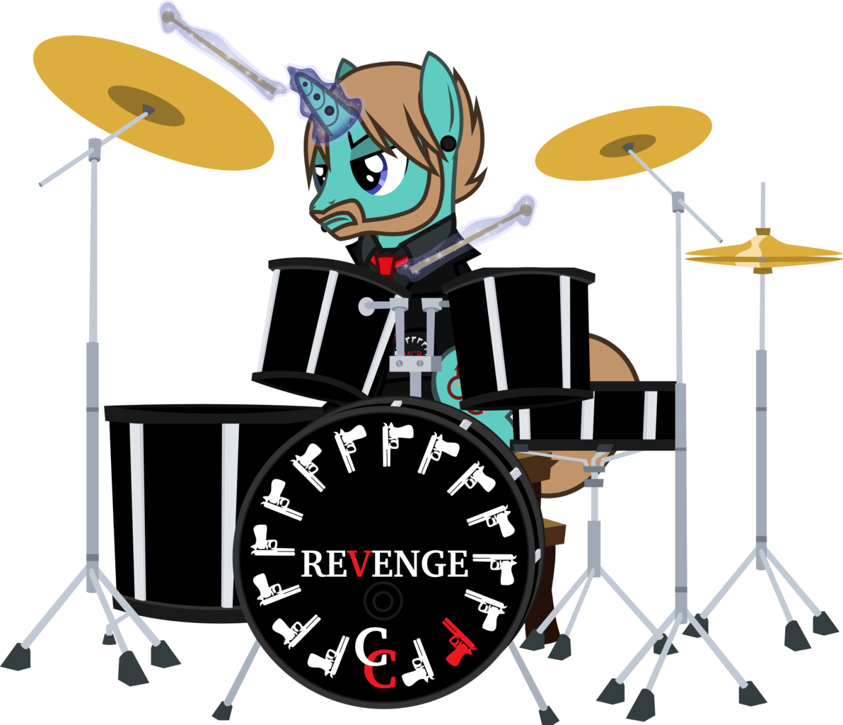 Animated Drummer Pony Revenge Theme