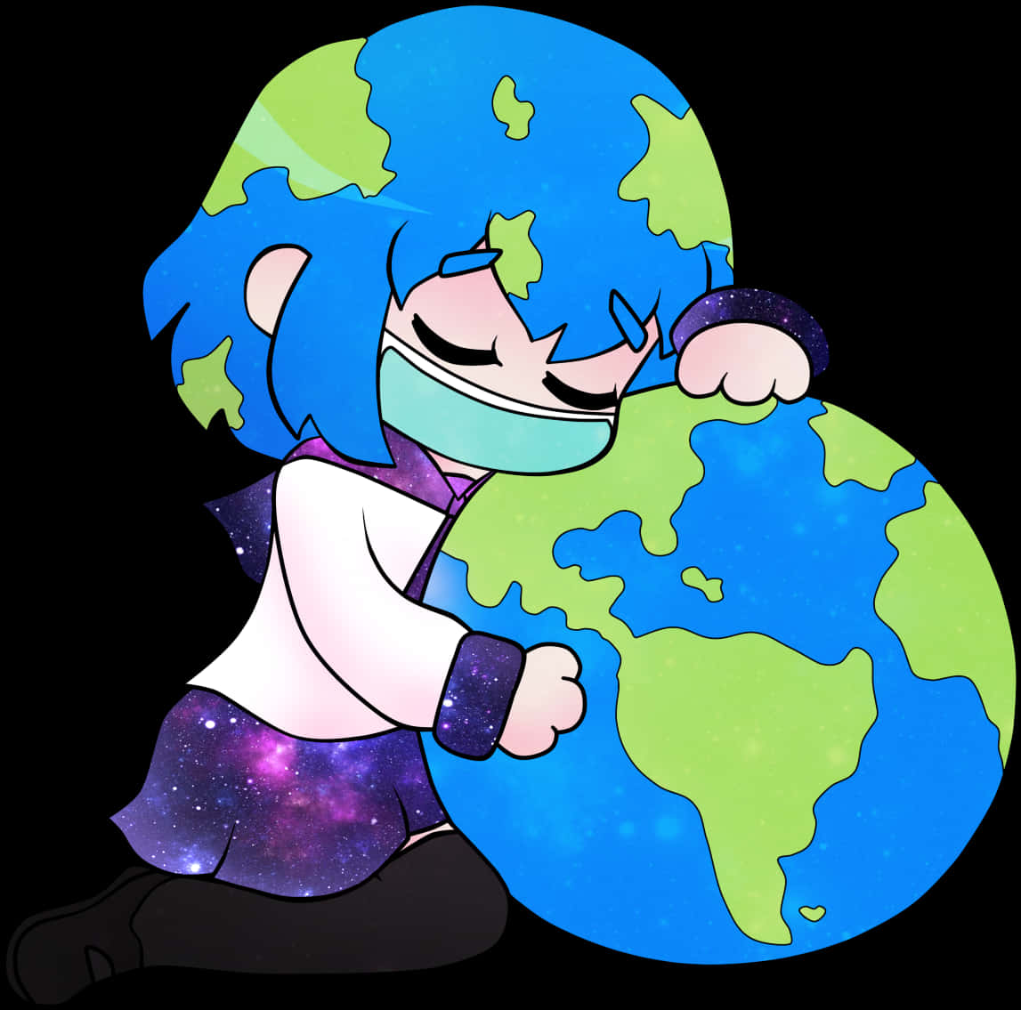 Animated Earth Hug