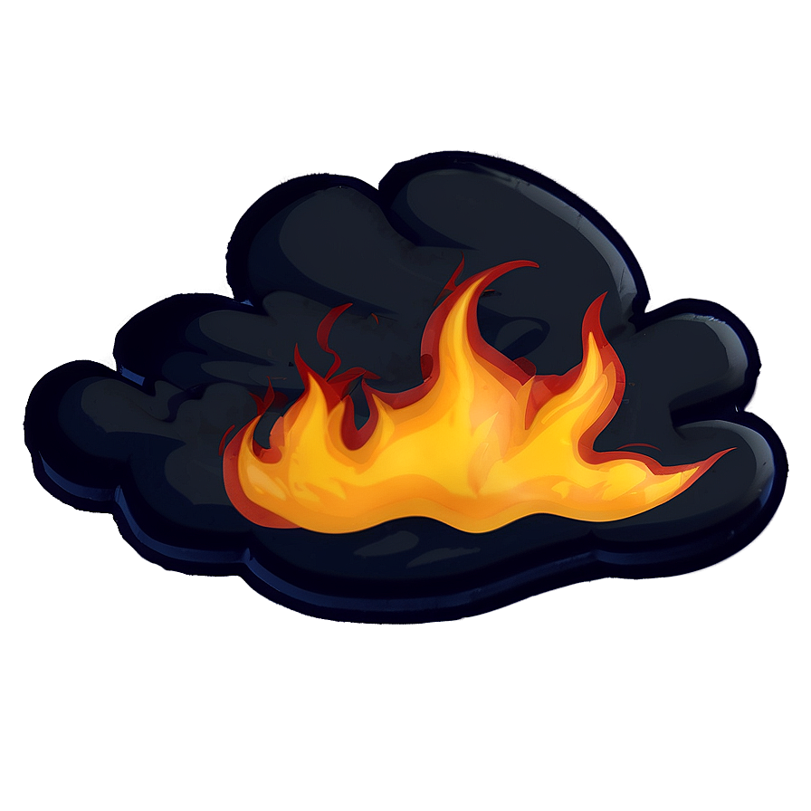 Animated Fire Emoji Graphic Png 05042024