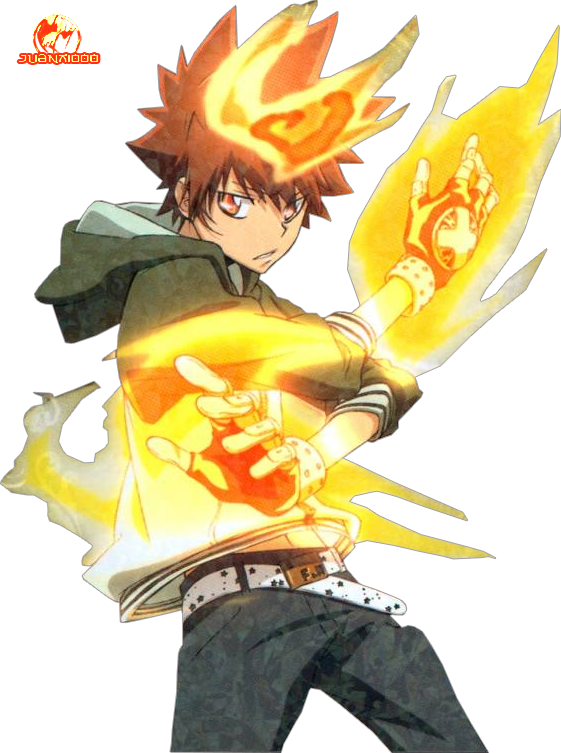 Animated Flame Power Character