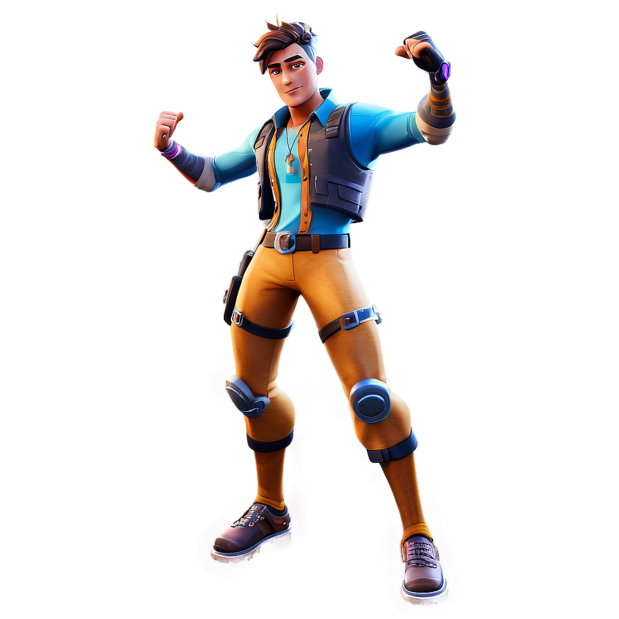 Animated Fortnite Character Dancing Png Jso63