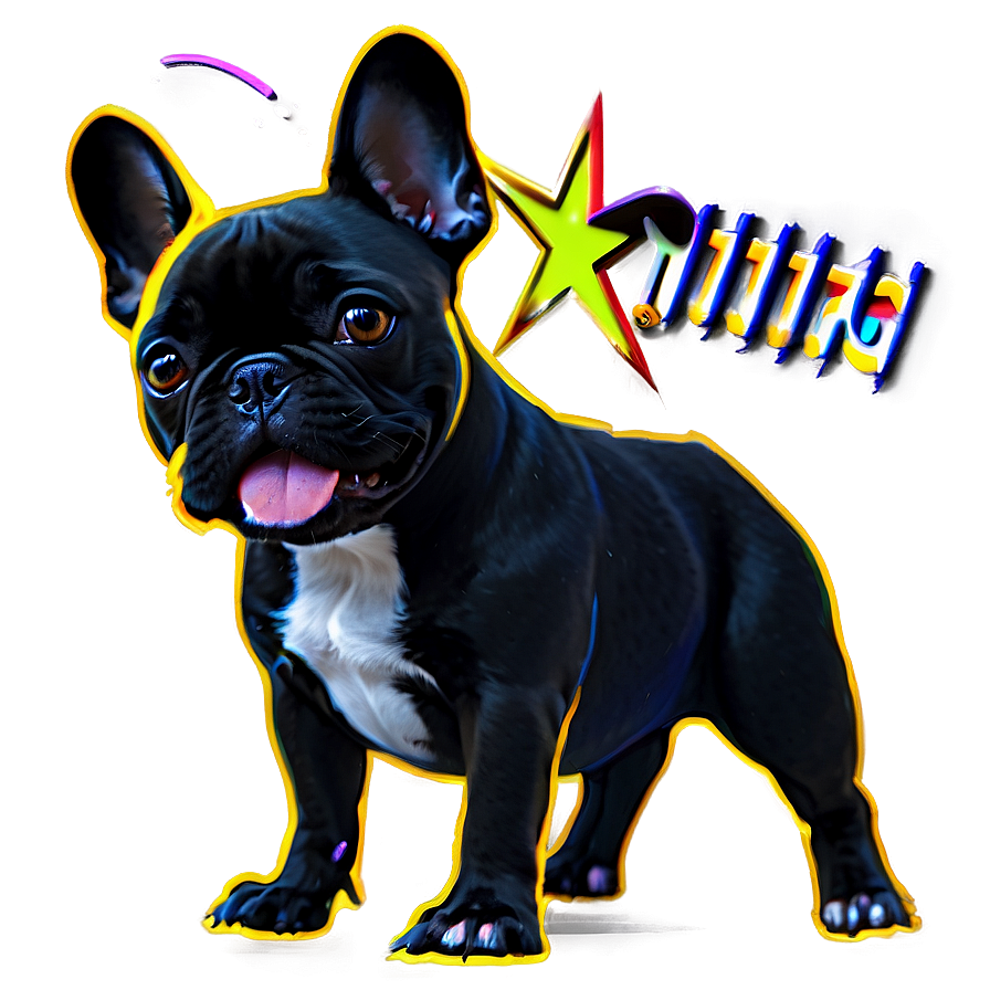 Animated French Bulldog Png 06202024