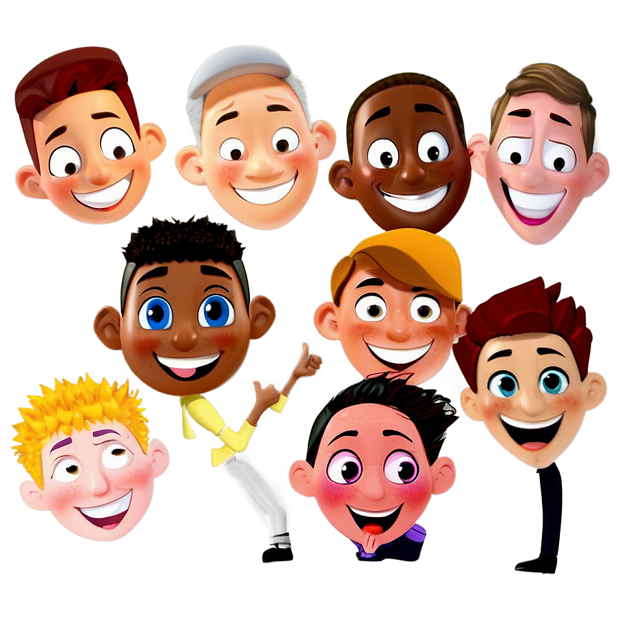 Animated Friends Characters Png Uun