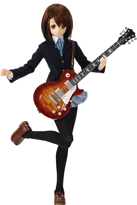 Animated Girl Playing Guitar