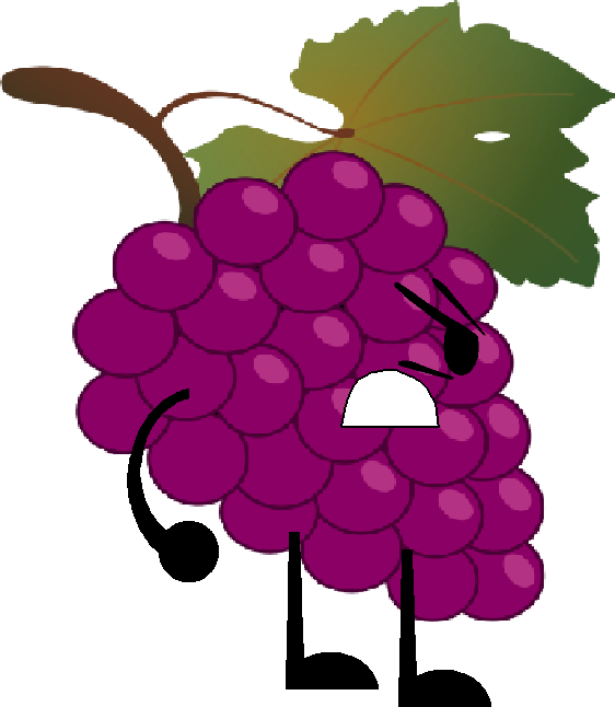 Animated Grape Character