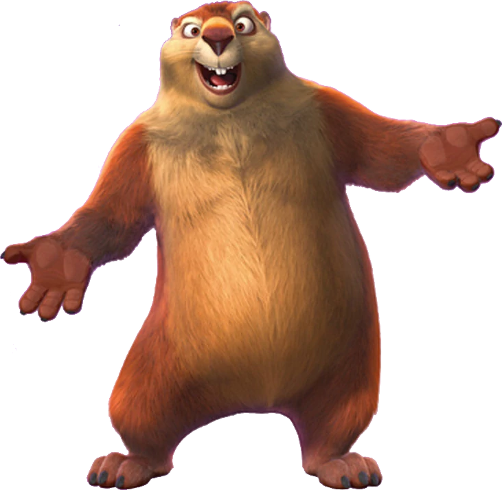 Animated Groundhog Character