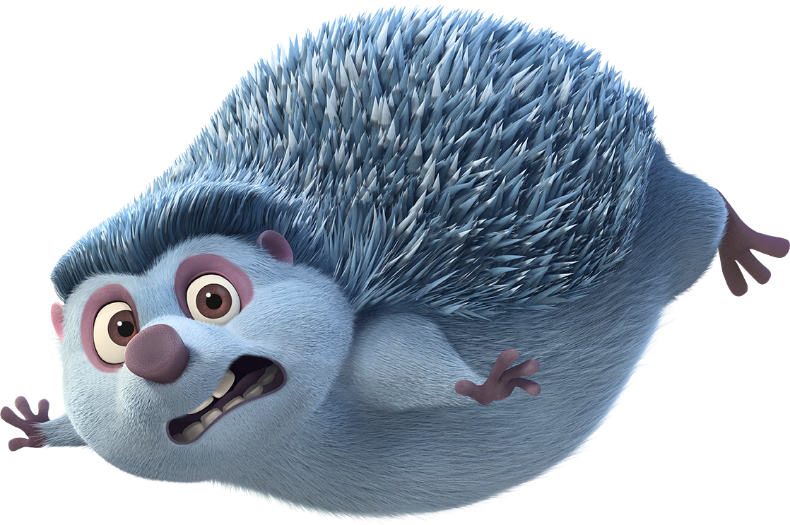 Animated Hedgehog Character