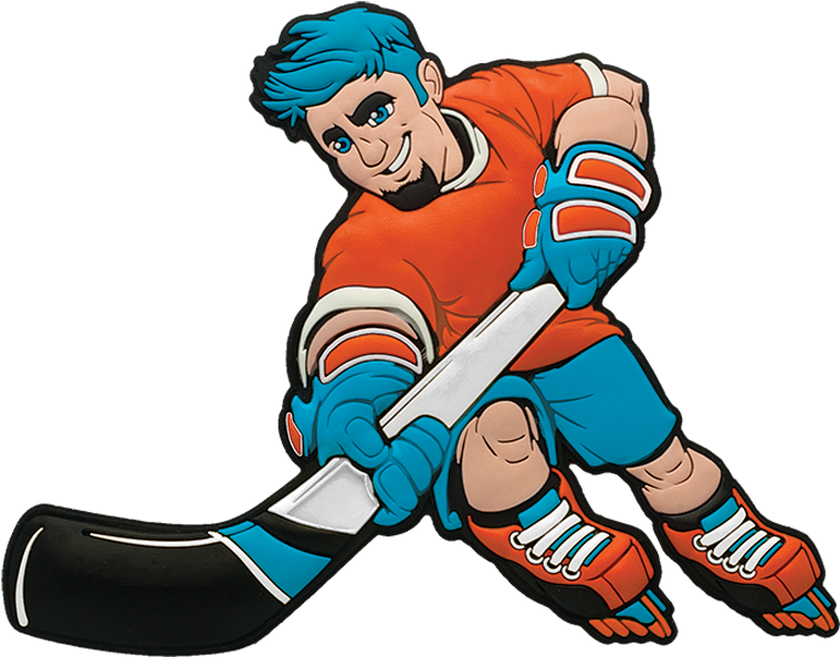 Animated Hockey Player Action Pose
