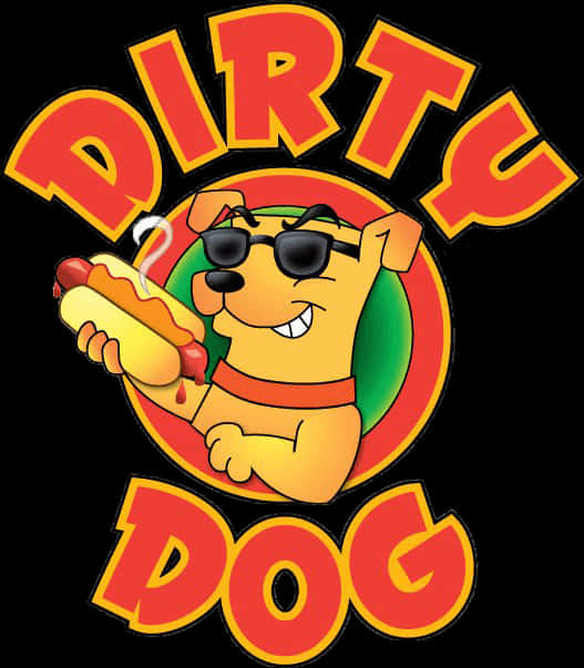 Animated Hot Dog Character Logo