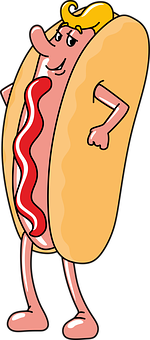 Animated Hotdog Character