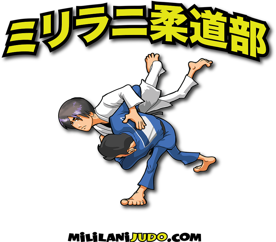 Animated Judo Throw Illustration