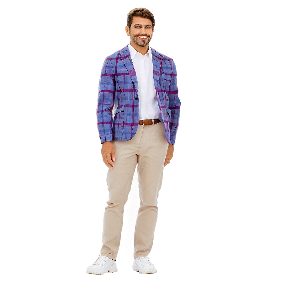 Animated Man Standing Character Png 46
