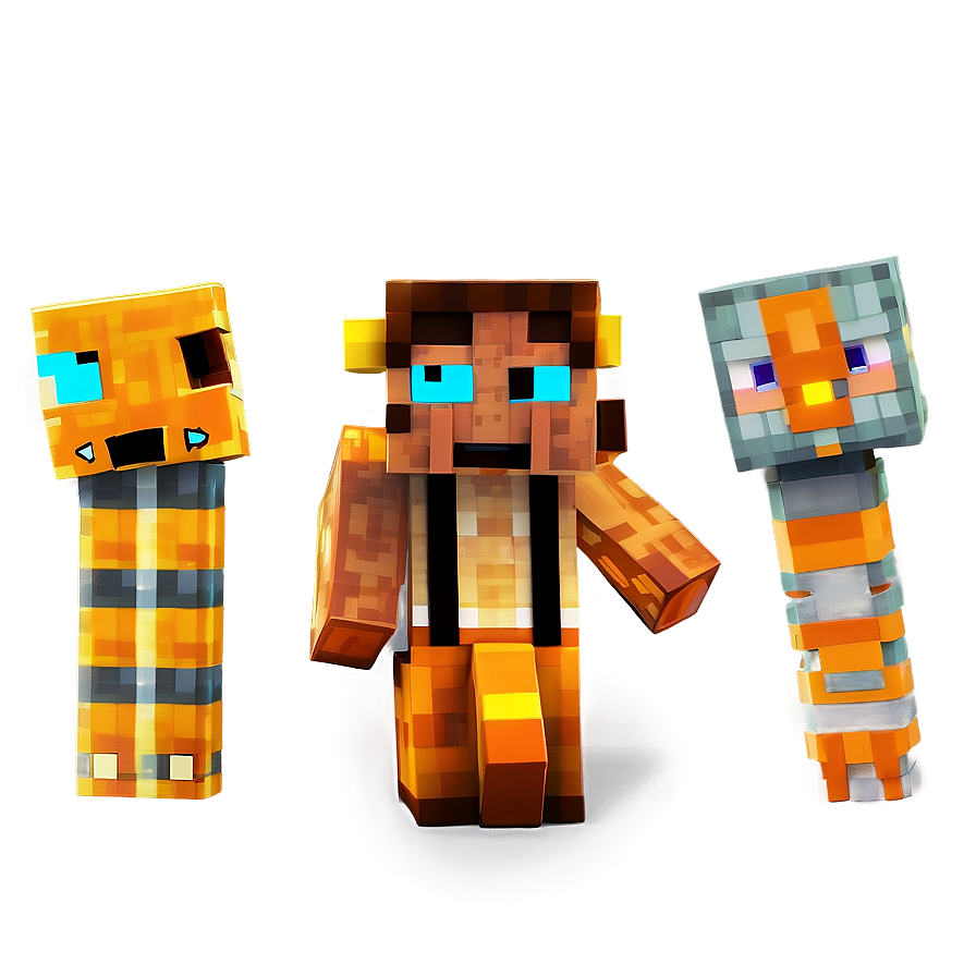 Animated Minecraft Characters Png 05252024