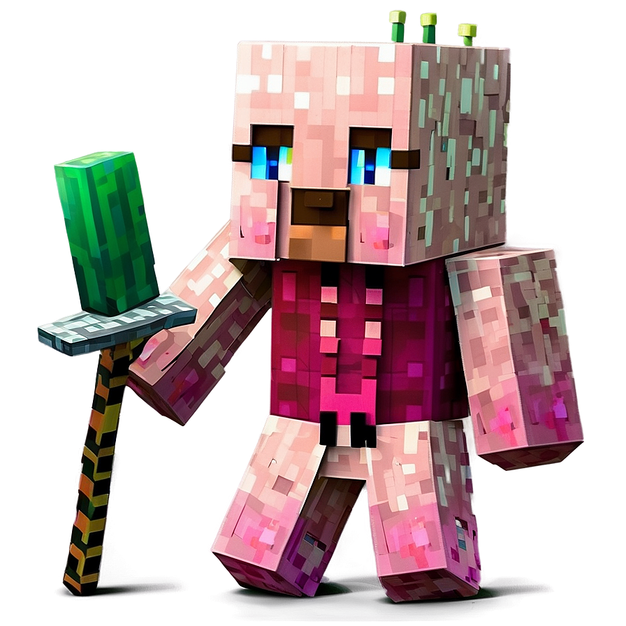 Animated Minecraft Villager Png 1