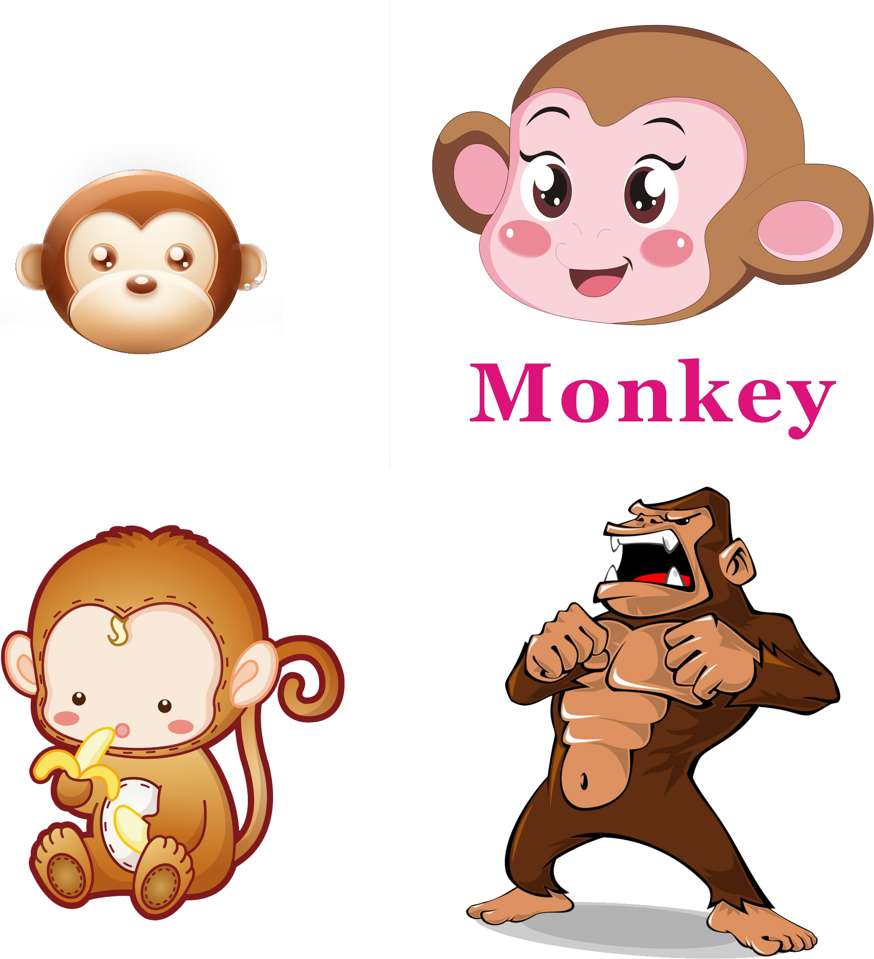 Animated Monkey Expressions