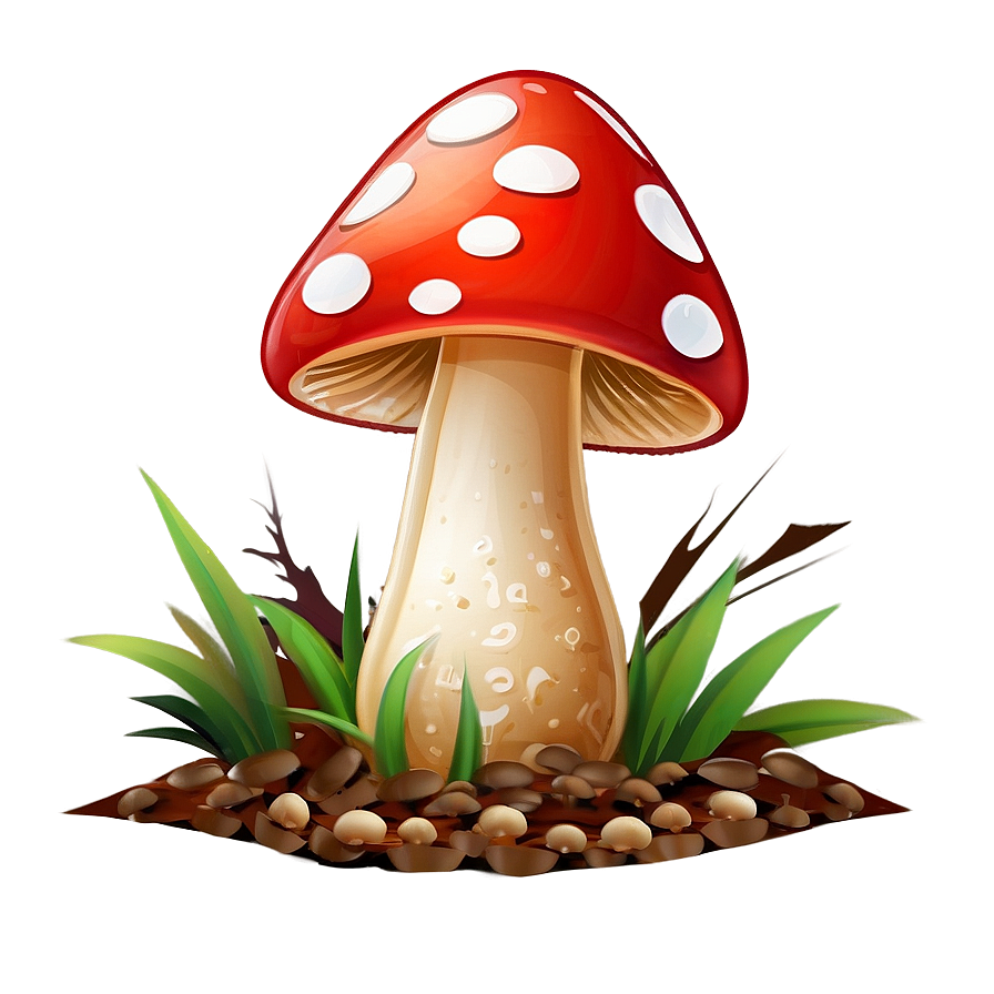 Animated Mushroom Cartoon Png Nwg