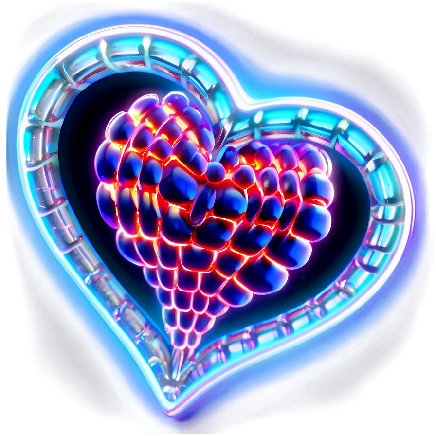 Animated Neon Heart Png Ykb