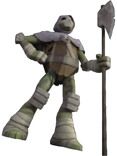 Animated Ninja Turtlewith Spear