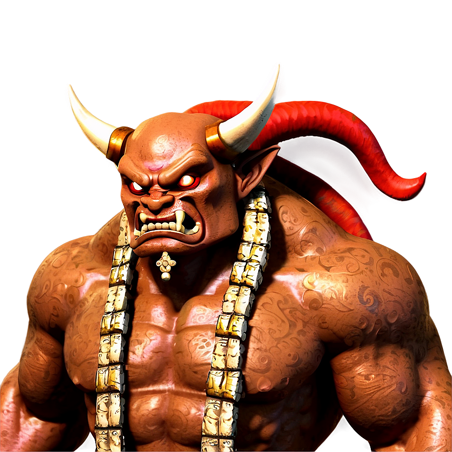 Animated Oni Character Png 06122024