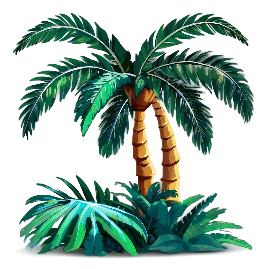 Animated Palm Leaves Png Ayu