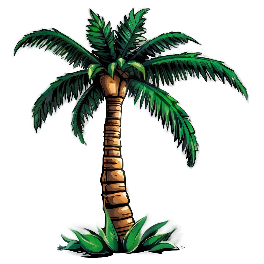 Animated Palm Tree Graphic Png Lmp81