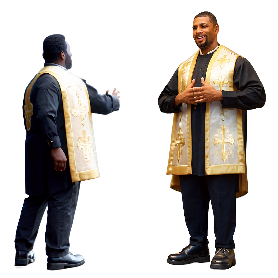 Animated Pastor Character Png Tvj