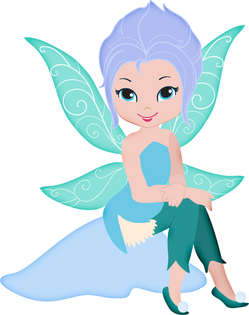 Animated Periwinkle Fairy Sitting