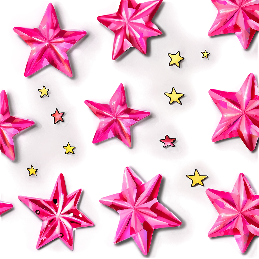 Animated Pink Stars Png 4