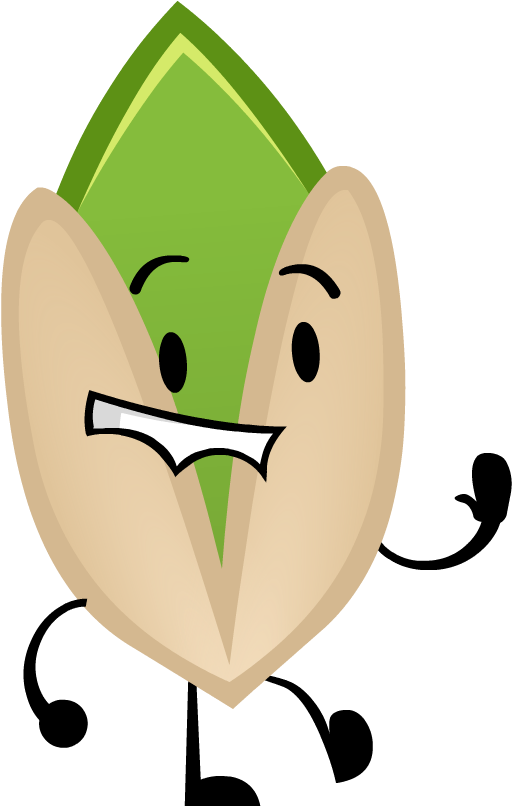 Animated Pistachio Character Smiling