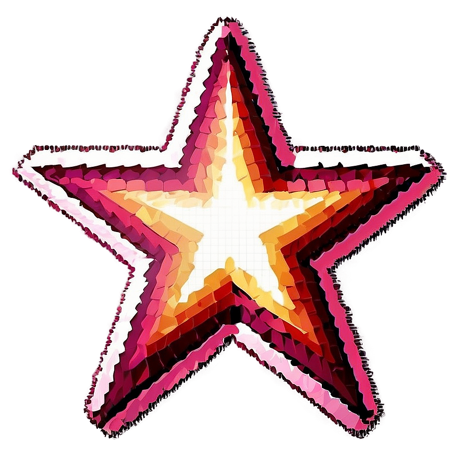 Animated Pixel Star Graphic Png Iml79