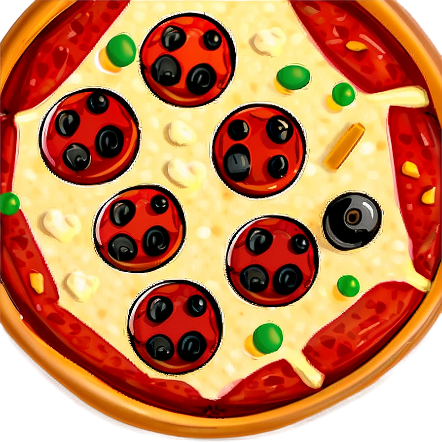 Animated Pizza Cartoon Design Png 44