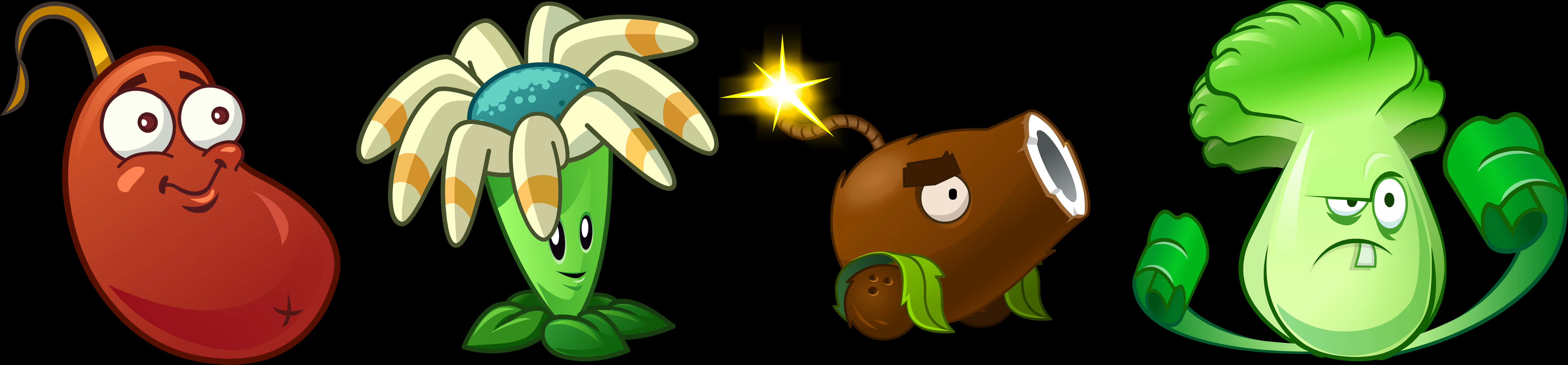 Animated Plants Characters
