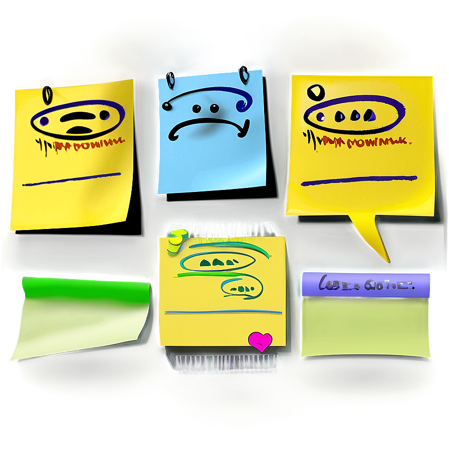 Animated Post It Note Png 98