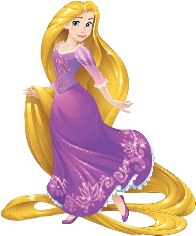 Animated Princess With Golden Hair