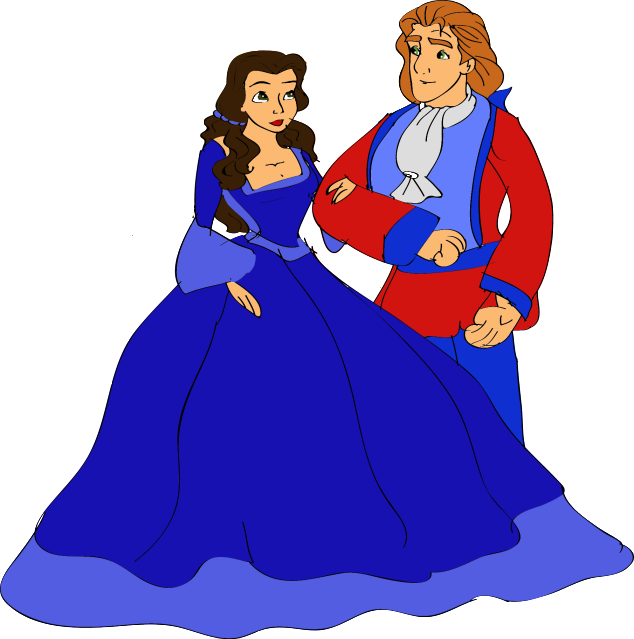 Animated Princessand Companion