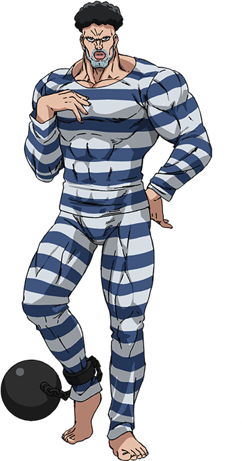 Animated Prisoner Standing Strong