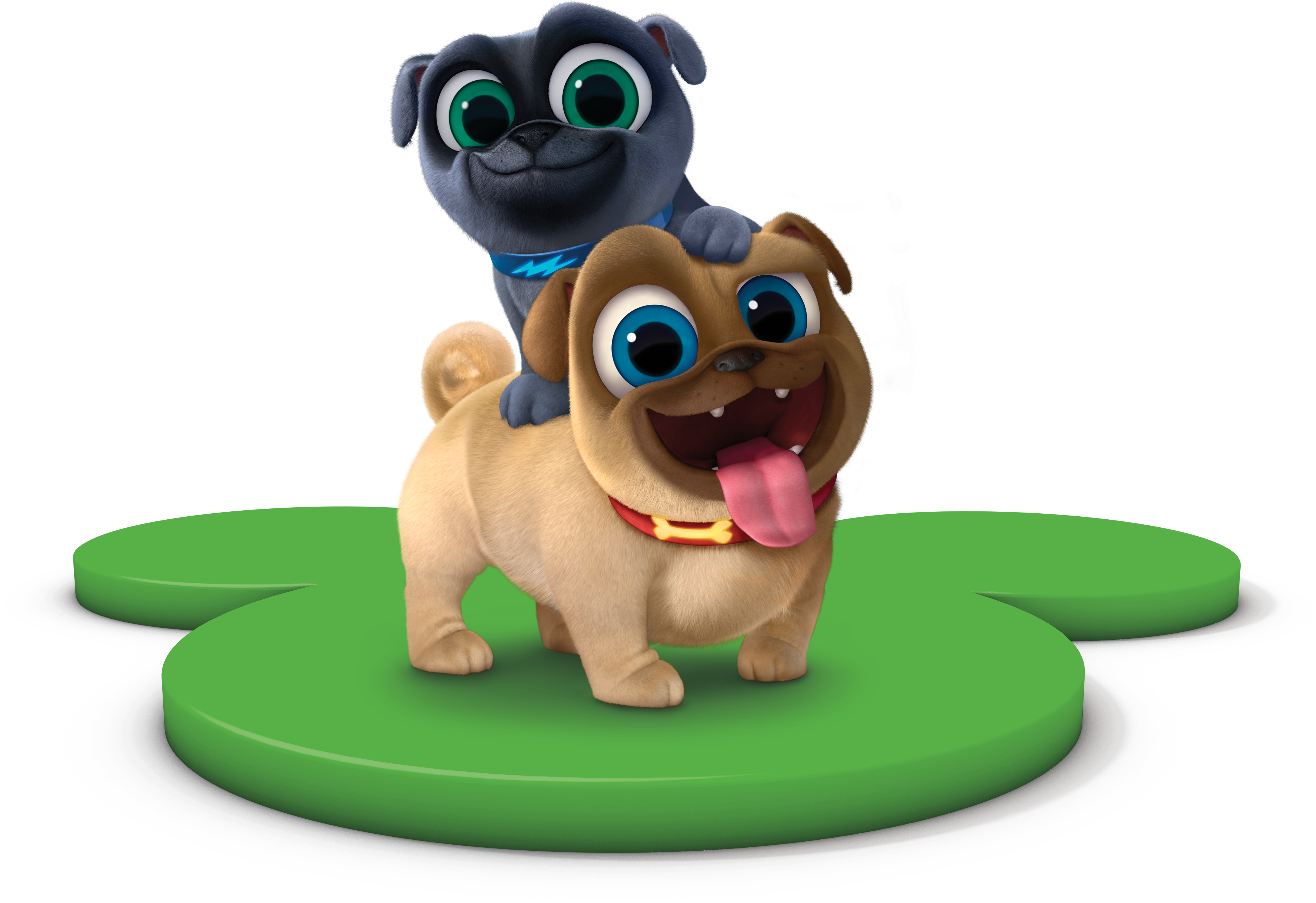 Animated Puppies Friends Together