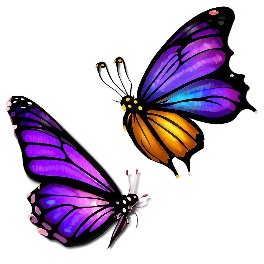 Animated Purple Butterfly Png 05232024