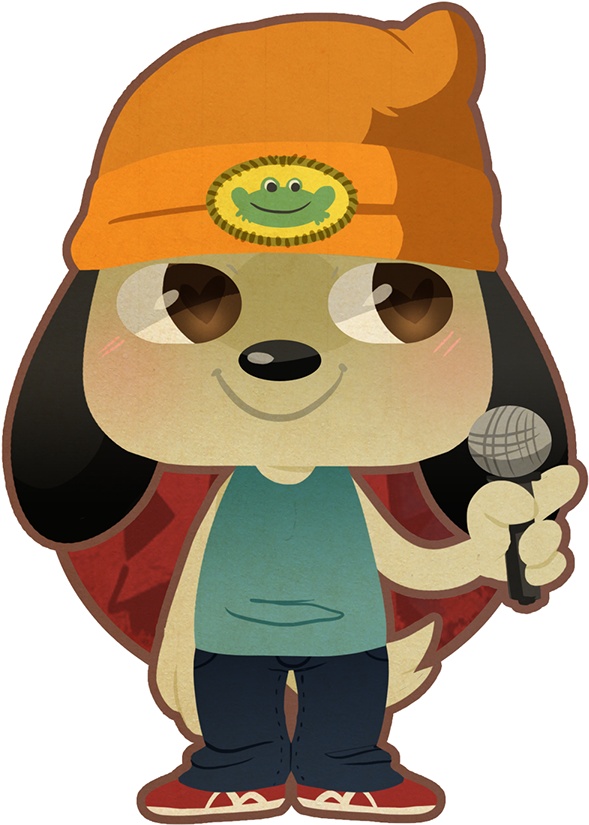 Animated Rapper Dog Character