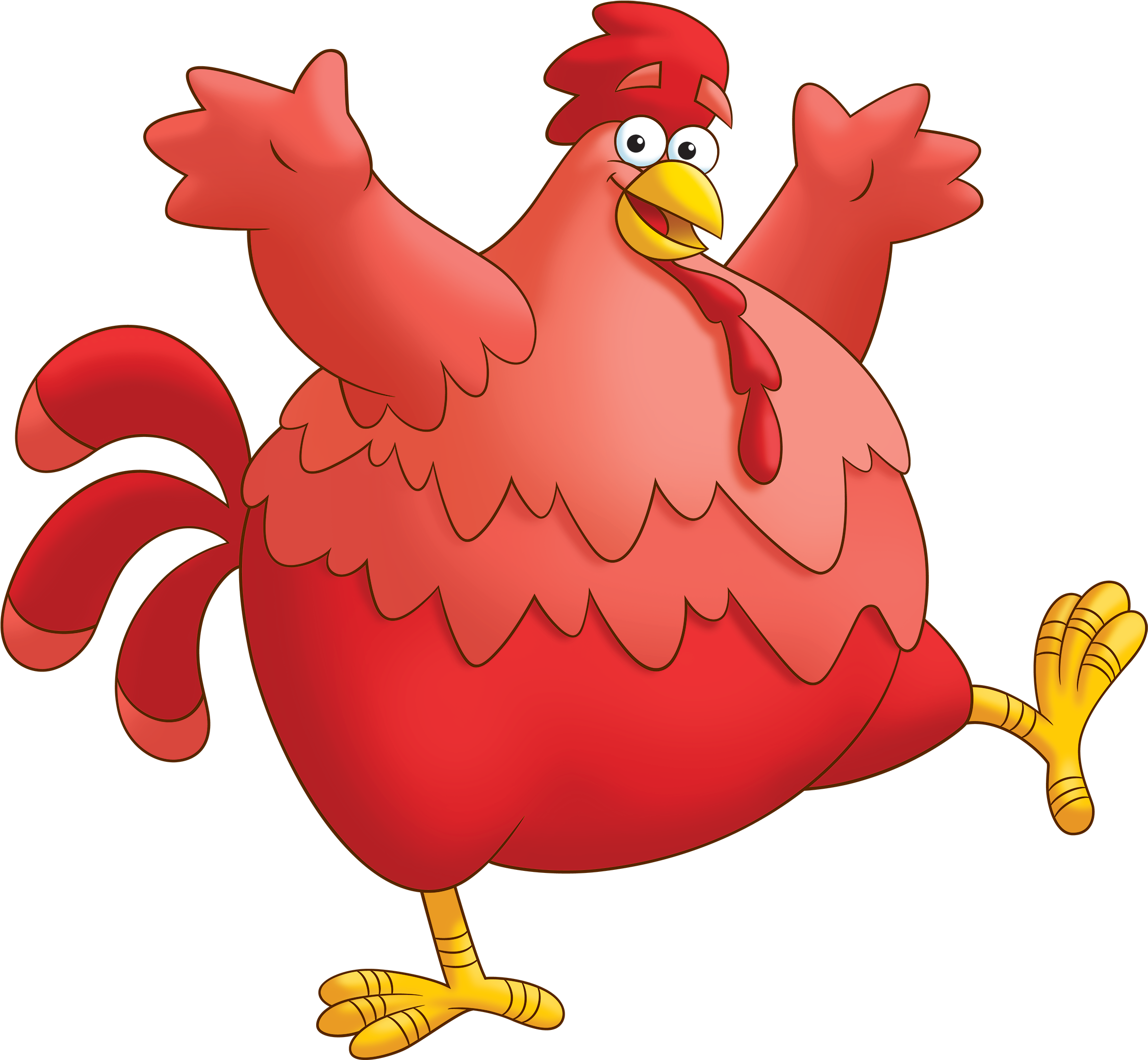 Animated Red Rooster Dora The Explorer