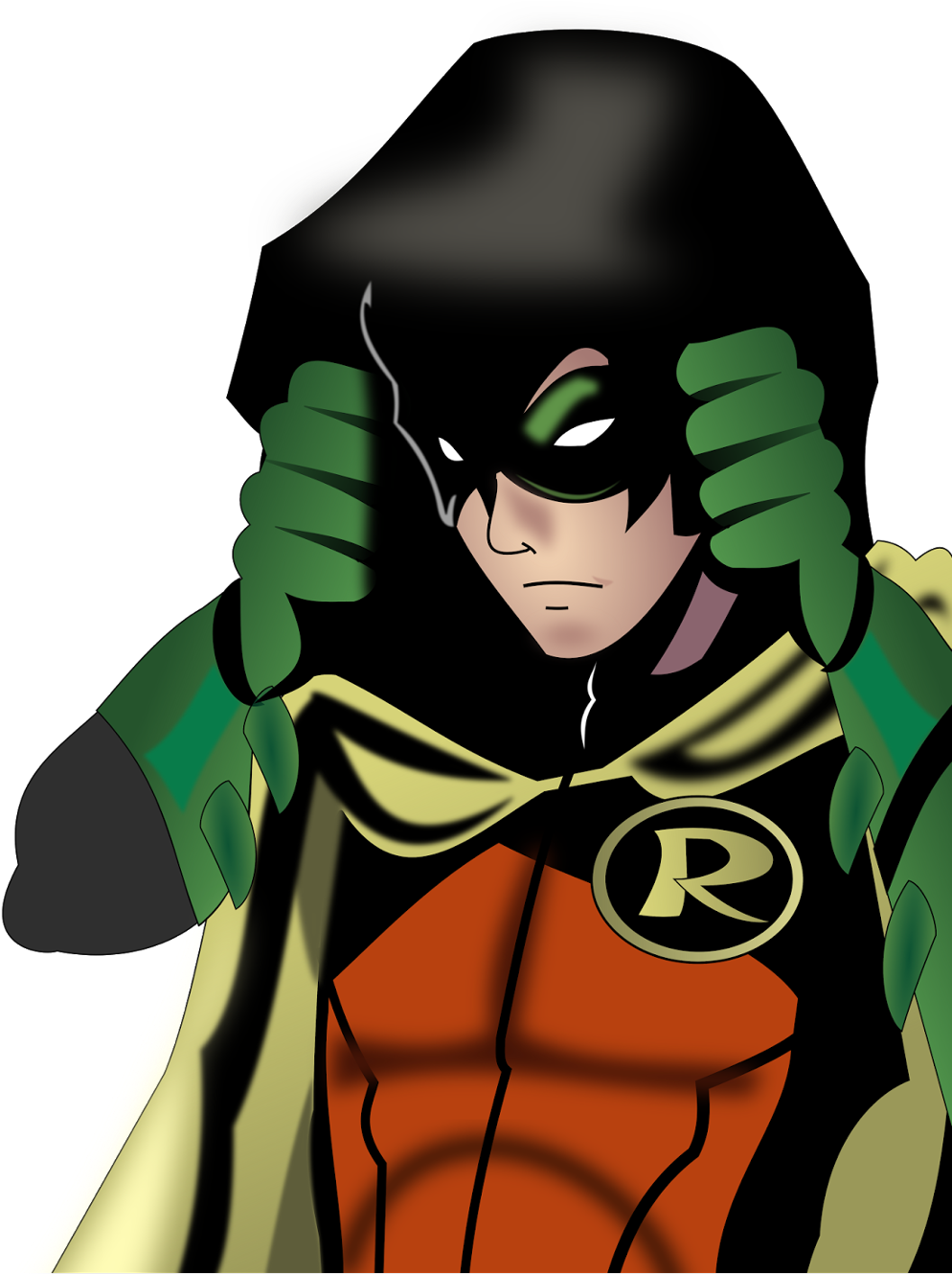 Animated Robin Hero Pose