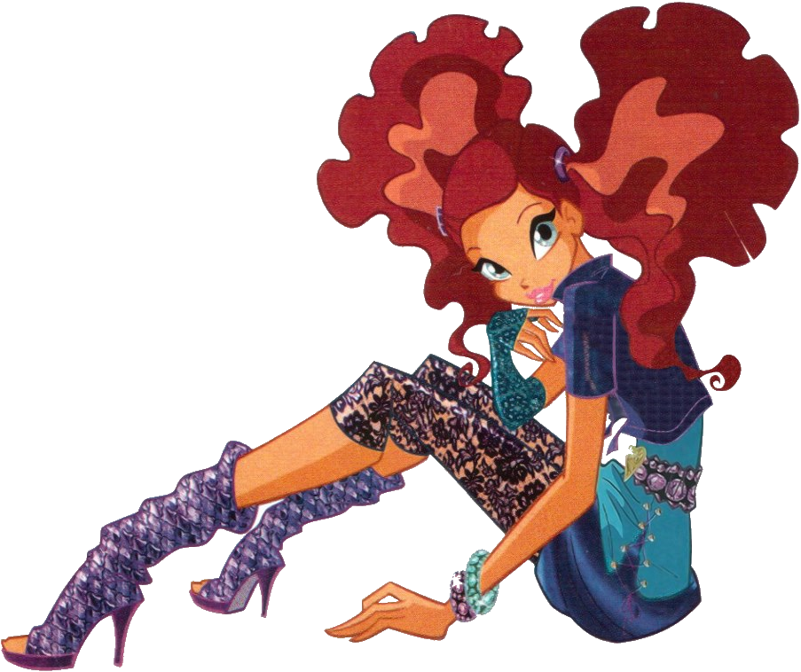 Animated Rockstar Fashion Pose