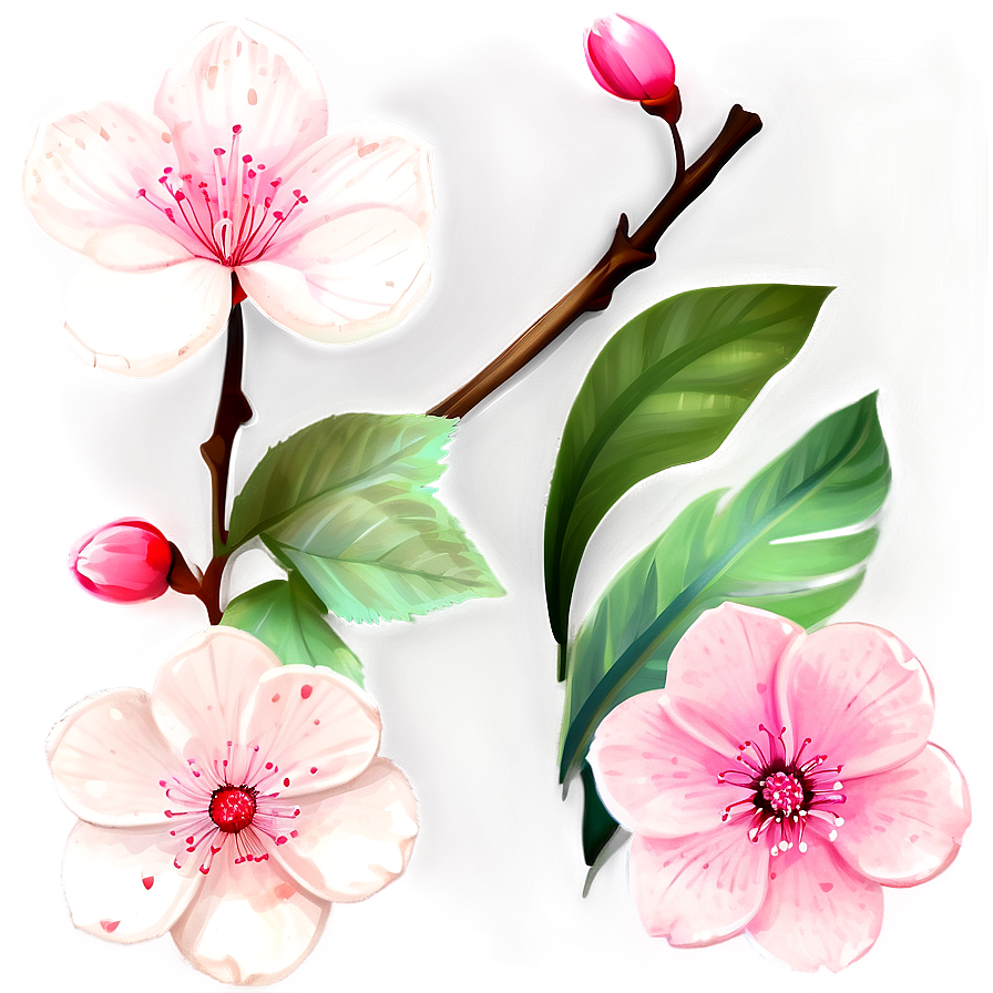 Animated Sakura Flower Png 06202024