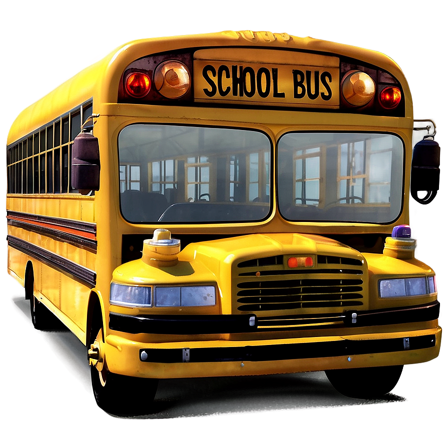 Animated School Bus Characters Png 05242024