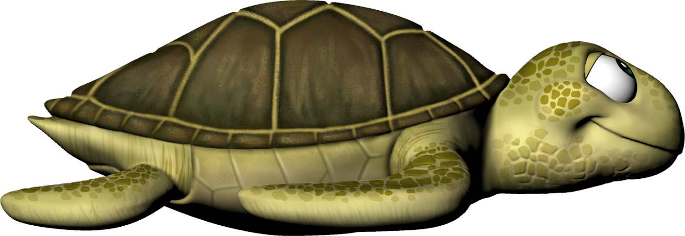 Animated Sea Turtle Graphic