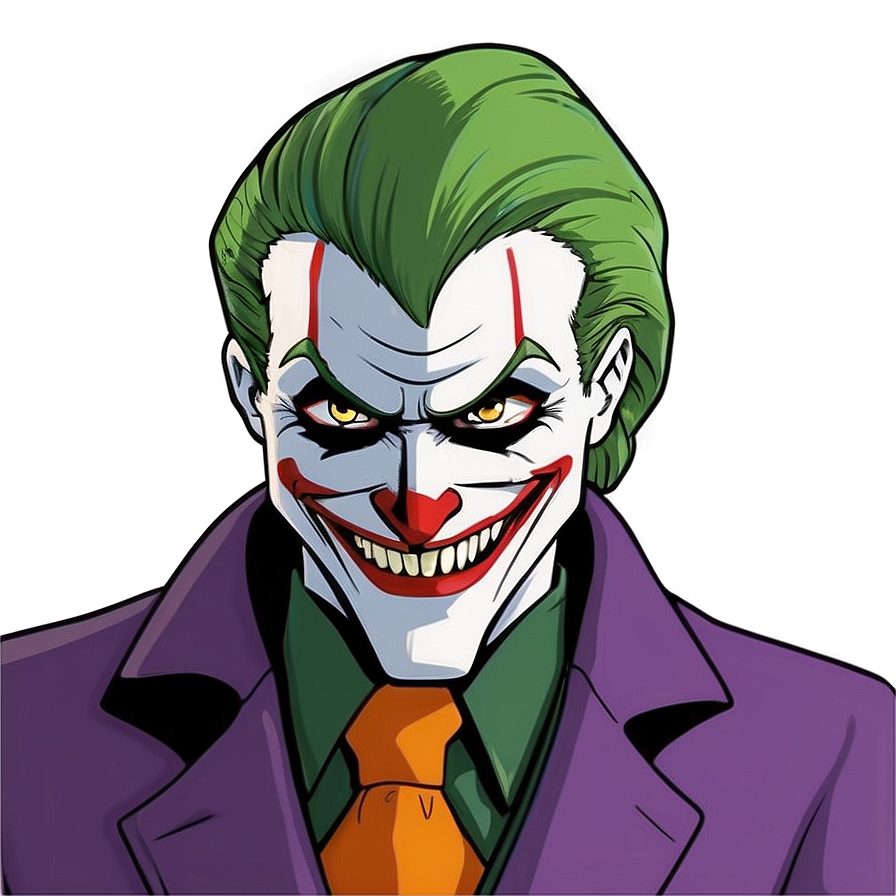 Animated Series Joker Smile Png Ped