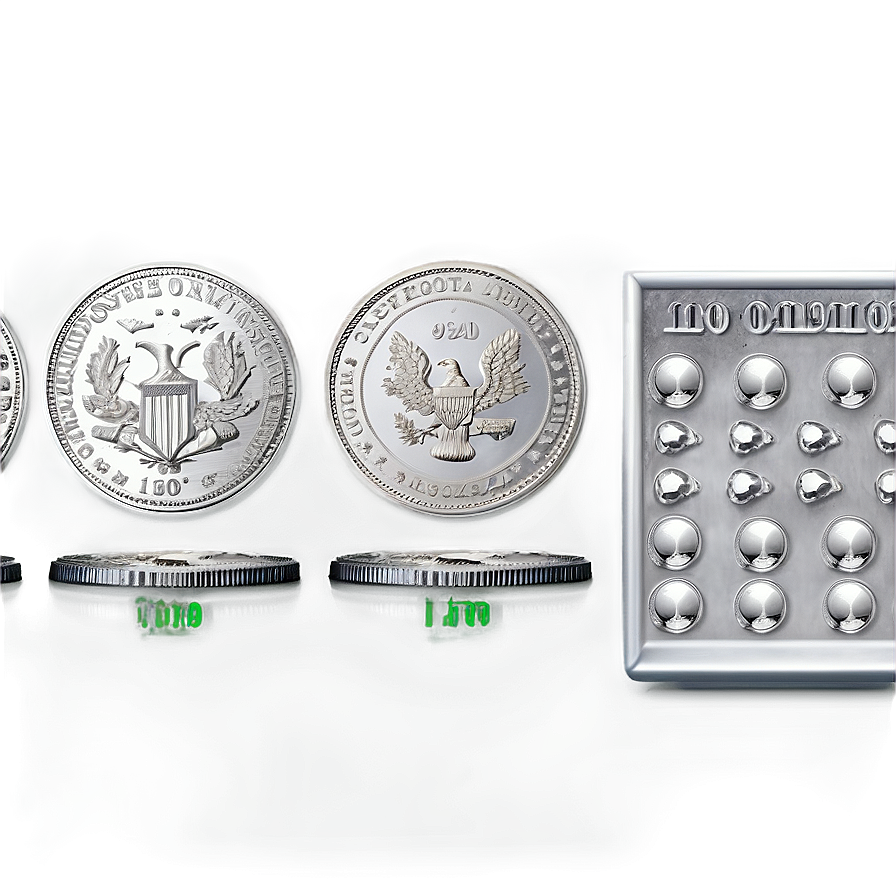 Animated Silver Coin Graphic Png 06272024