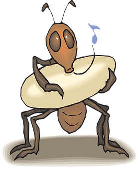 Animated Singing Ant