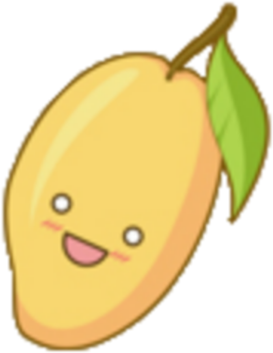 Animated Smiling Mango Cartoon