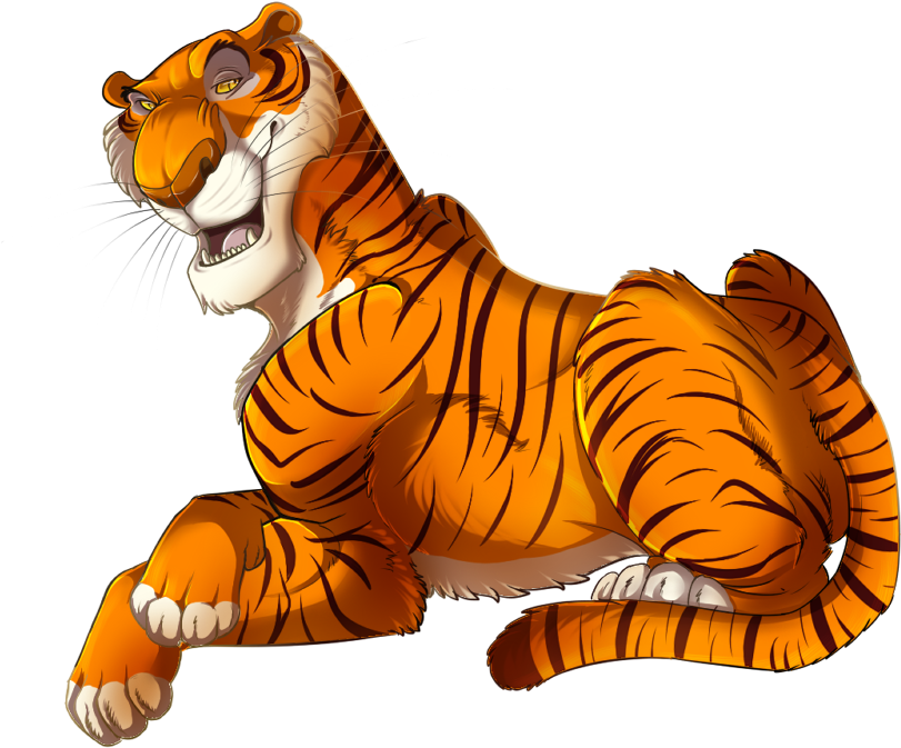 Animated Smiling Tiger